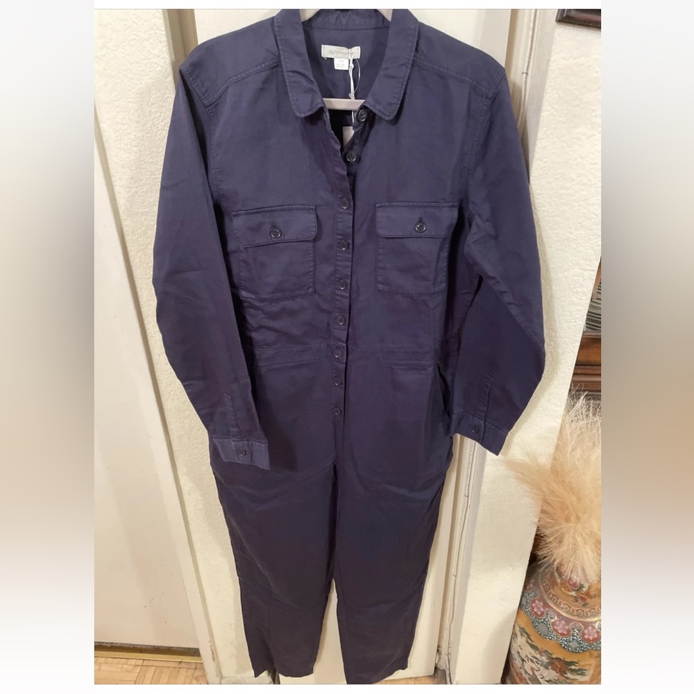NWT Outerknown S.E.A. Jumpsuit Size MEDIUM Dark Navy Blue Coveralls sz s